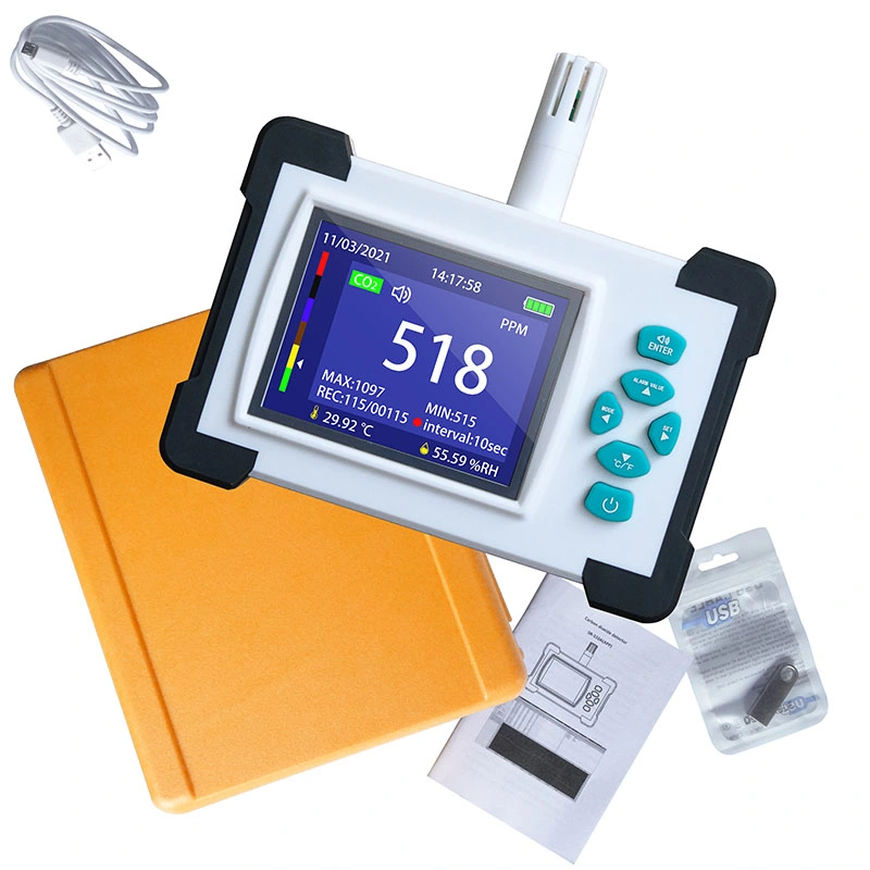 CO2 Meter Real Infrared Sensor Ndir CO2 Monitoring Detector Gas Meter