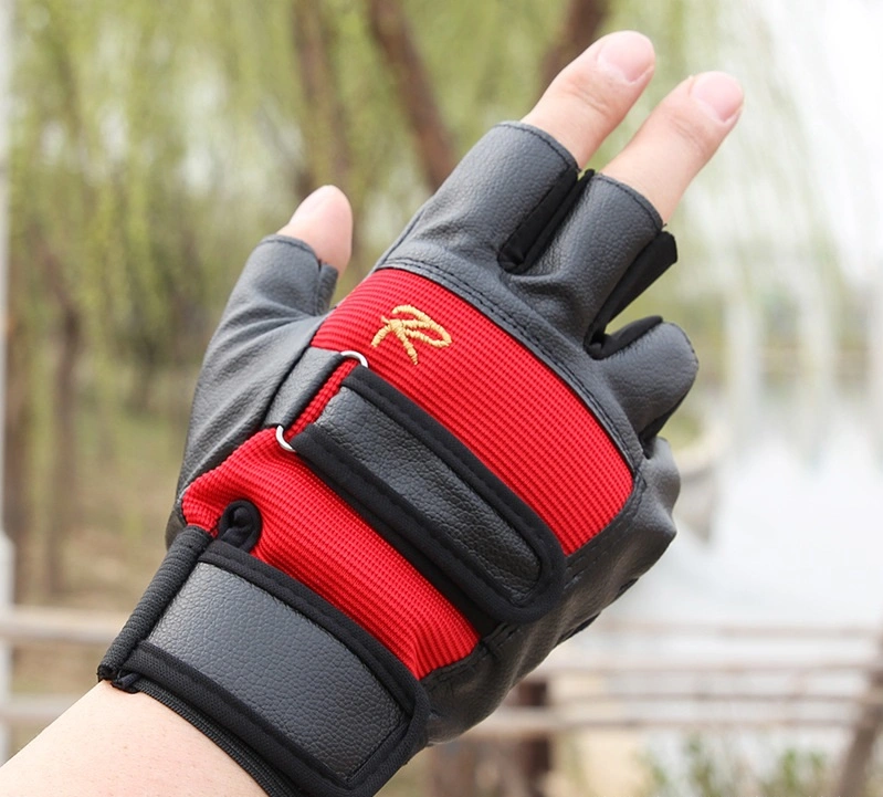 Fashion Cool New Style Young Man Cut off Finger Breathable Wholesale/Supplier Custom Summer Sporting Hunting Gloves