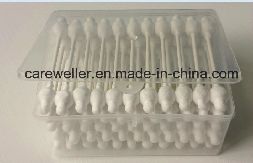 Cotton Bud/ Plastic Stick Cotton Bud/ Double Head Cotton Bud for Cosmestic Use