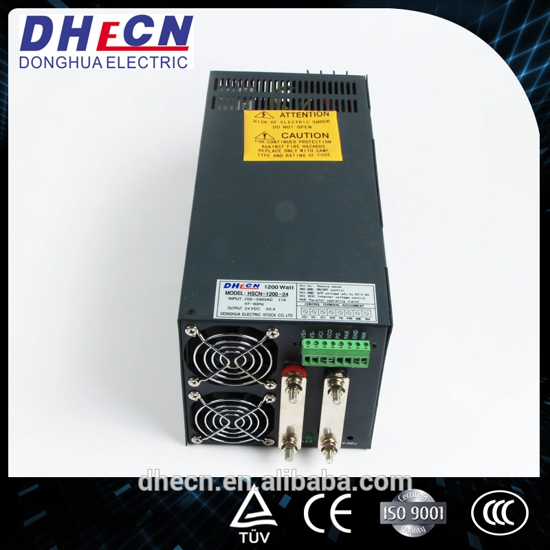 Hscn-1200-12 Switching Power Supply with Parallel Function 24VDC 50A 1200W