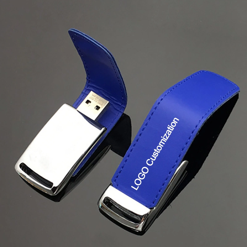 Comercio al por mayor de regalos publicitarios de alta velocidad USB Flash Drive U disco logotipo estampado de piel de Negocios de la unidad Flash USB.