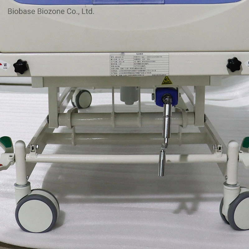 Camas de hospital BioBase High Wear Resistance Casters de control central 5 Funciones cama eléctrica multifuncional