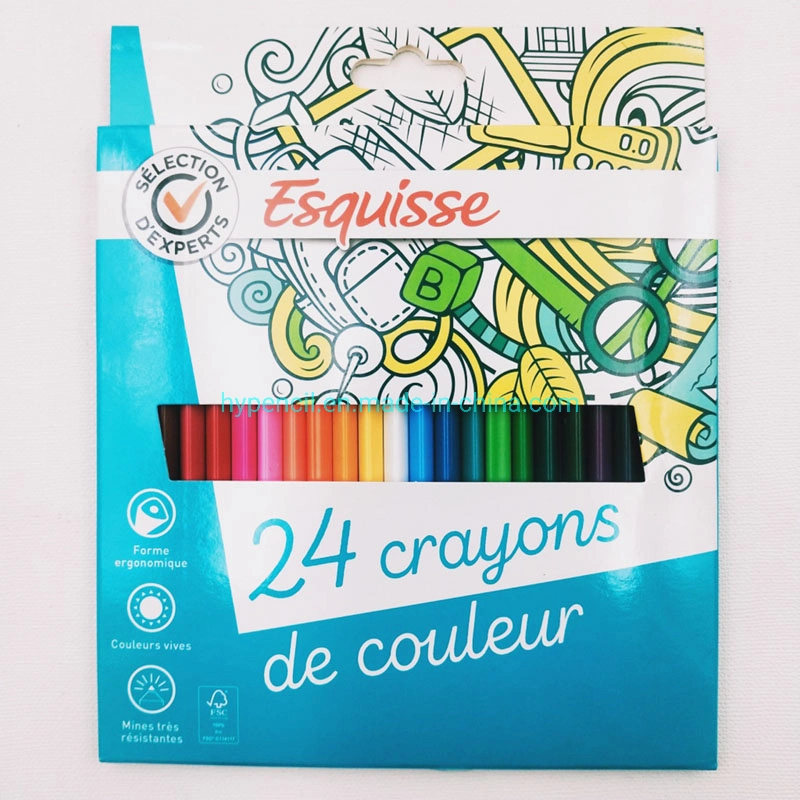 مجموعة لوازم فن القرطاسية للمدارس المكتبية CE072424 من 24 قلم ملون قلم رسم