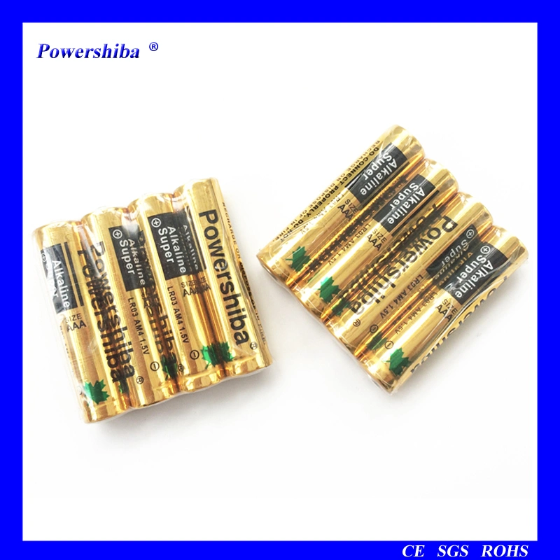 Primary Dry Cell AAA Lr03 Am4 Alkaline Battery for MP3