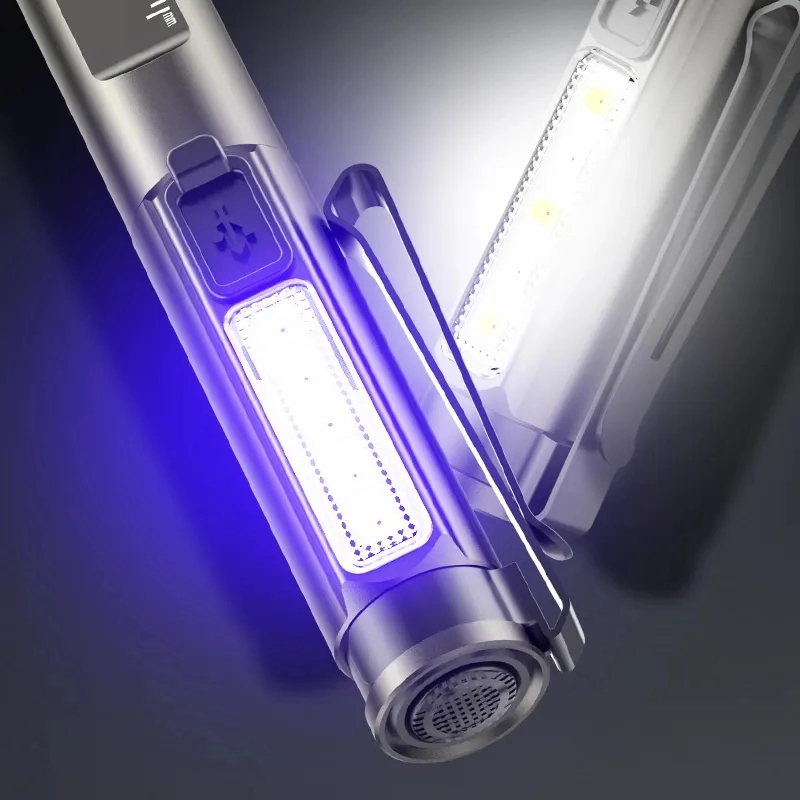 Three Light Source Mini Built-in Battery Type-C Multifunctional Medical Pen Light