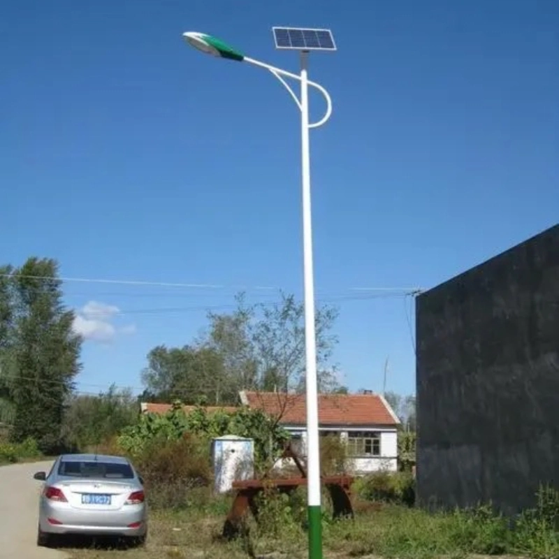 Hot-DIP Galvanized Single/Double LED Solar Street Light/Lighting Post Pole