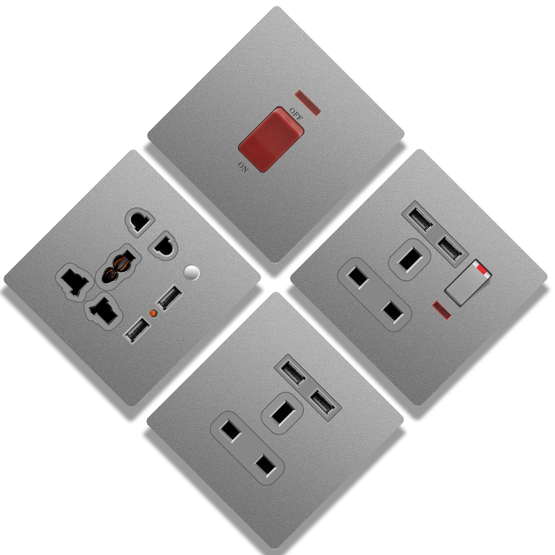 T1 Wholesale/Supplier Electrical Supplies Wall Switch 16A PC Swithc Ultra-Thin Wall Switch Sockets and Switches