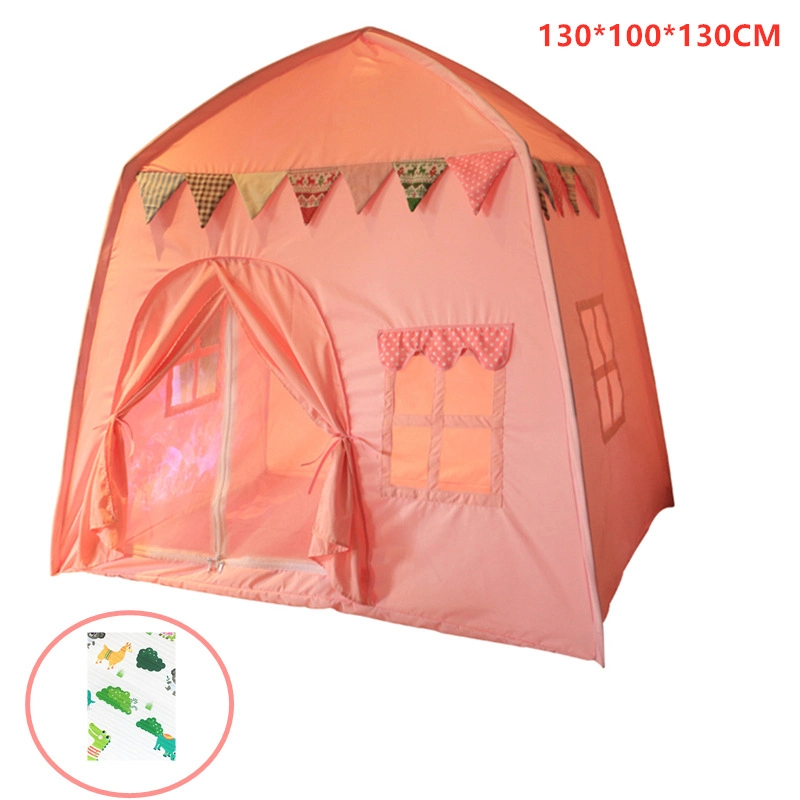 Grande tente tipi portable pour enfants, château de jeu, maison de jeu pour enfants, utilisation intérieure et extérieure pour garçons et filles Ci15362.
