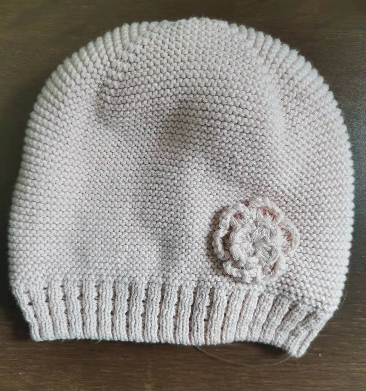 100% Cotton Knitted Baby Warm Beanie Cap