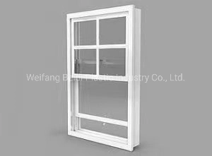 2022 Space Saving CE Approved Touch Lock Clear Float Glass UPVC Sliding Iron Window Grill Color for Office Building