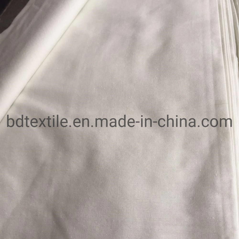 Poly Cotton Poplin Textile Fabric White Fabric for Shirt