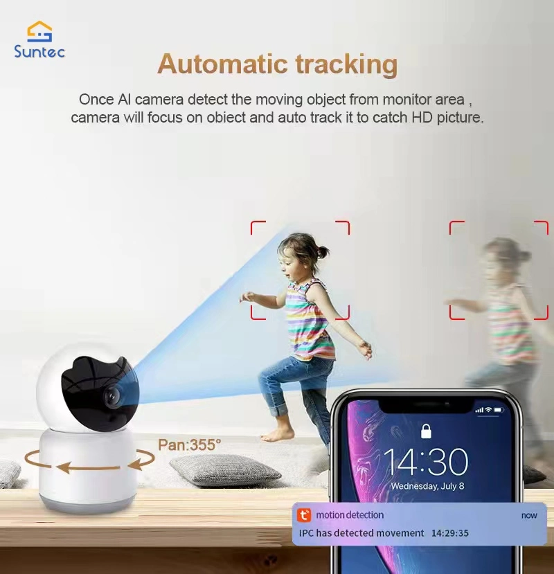 00: 1400: 35view Larger Imageadd to Comparesharehd 1080P WiFi IP Camera Tuya Smart Surveillance Camera Automatic Tracking Smart Home Security Indoor Wif