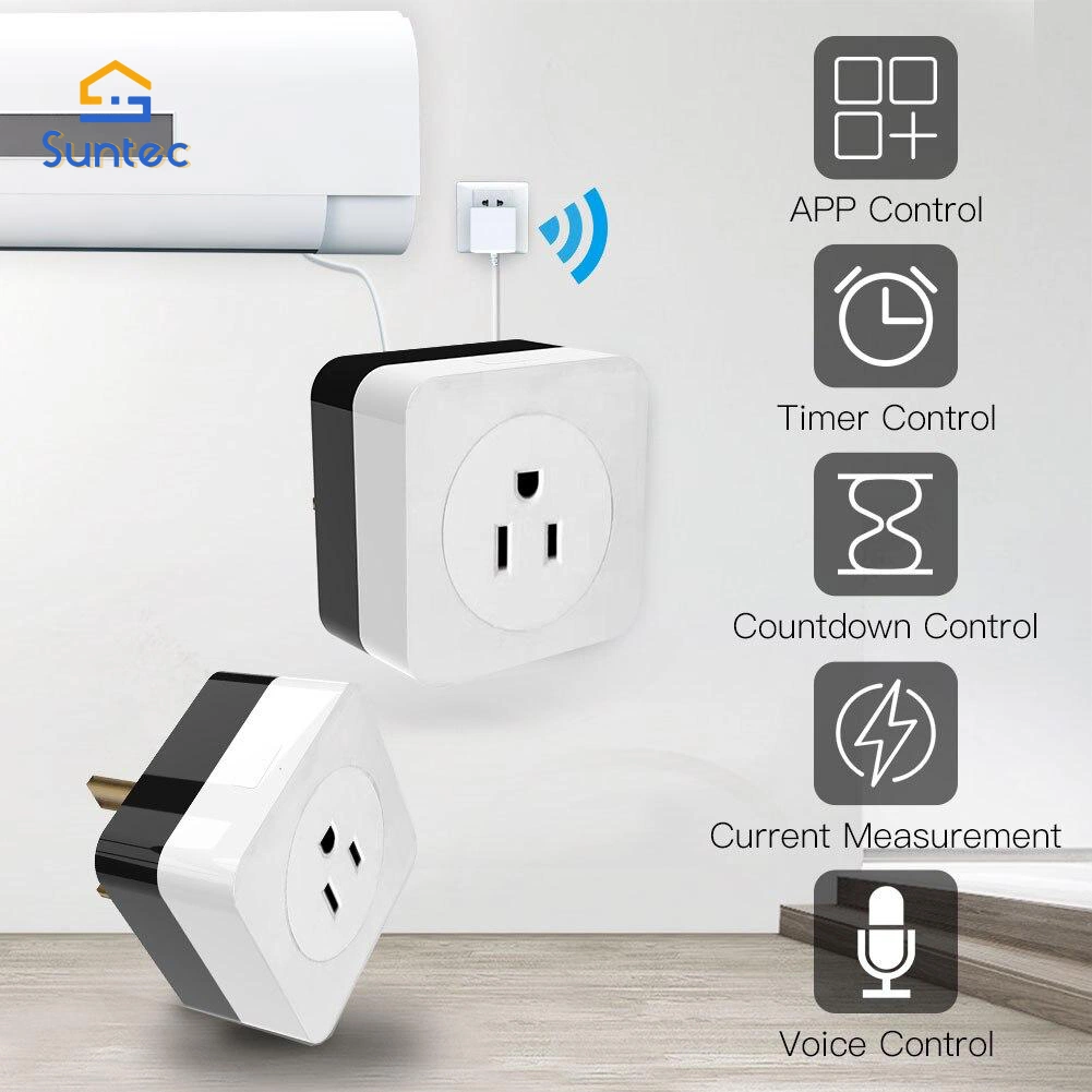 Versión para EE.UU. WiFi Smart 16A Aire acondicionado Parter ir Remote Enchufe de pared para controlador inalámbrico