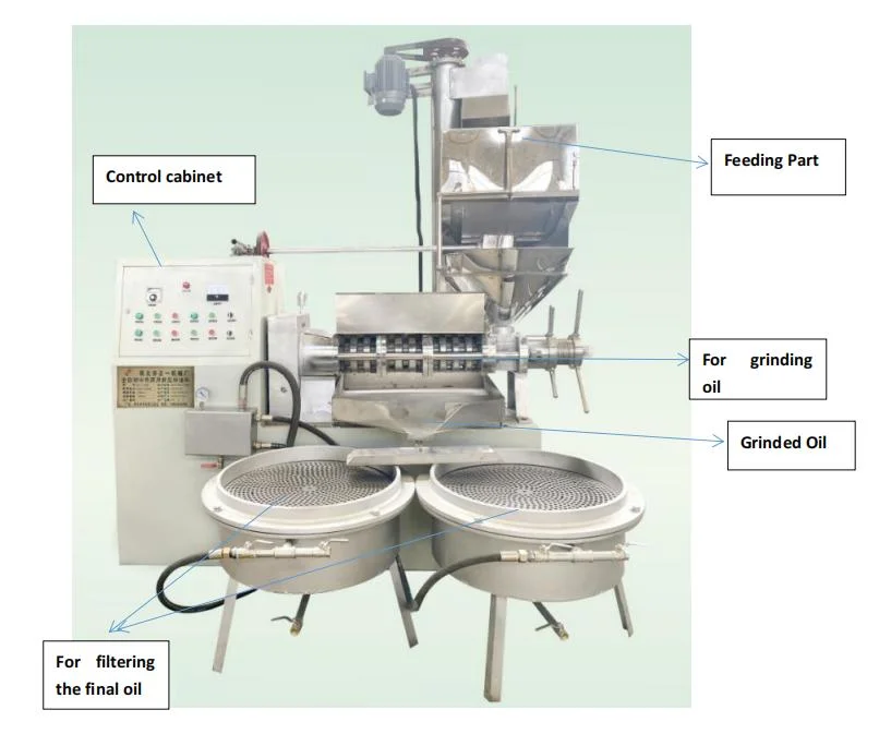 Both Cold and Hot Way Oil Expeller for Sunflower Seeds