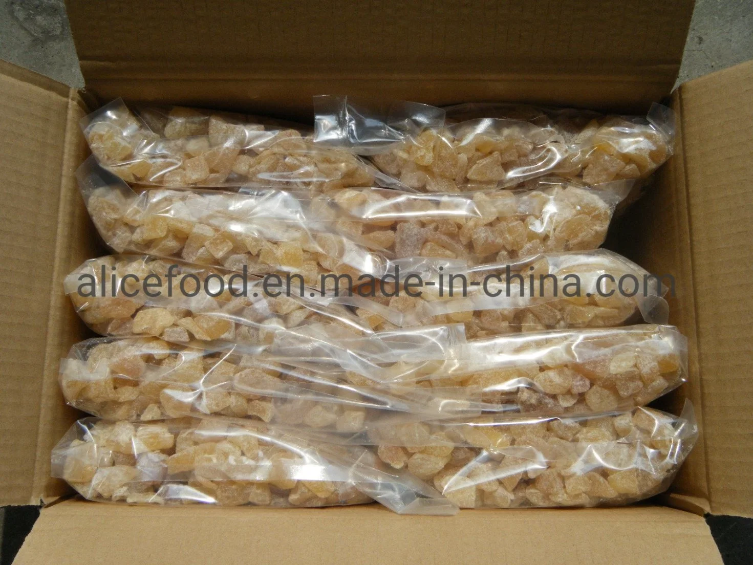 Crystallized Candied Ginger Dried Style Air Dried Fruits Dried Ginger