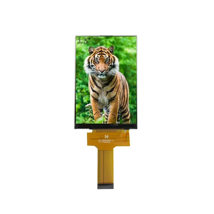 High Brightness 3.5 Inch Industrial LCD Panel Resolution 320X480 Interface MCU Color IPS LCD