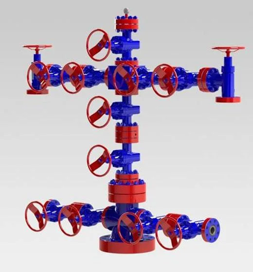 API 6A High Pressure Large Wellbore Fracturing X-Mas Tree - Wellhead Equipment