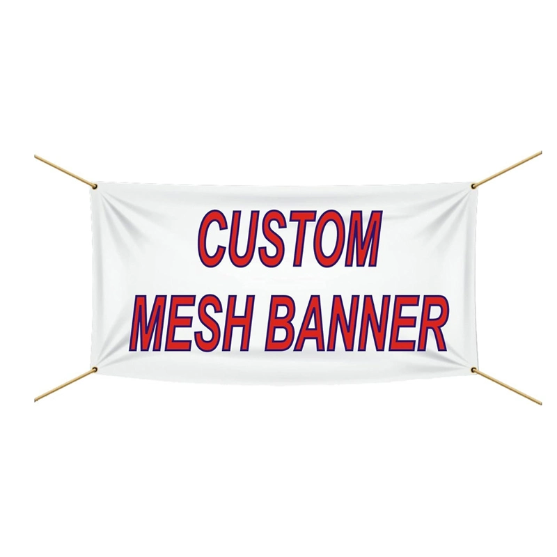 Druck Flag Mesh Vinyl PVC Flex Banner Roll Werbung PVC Beschichtetes Polyestergewebe