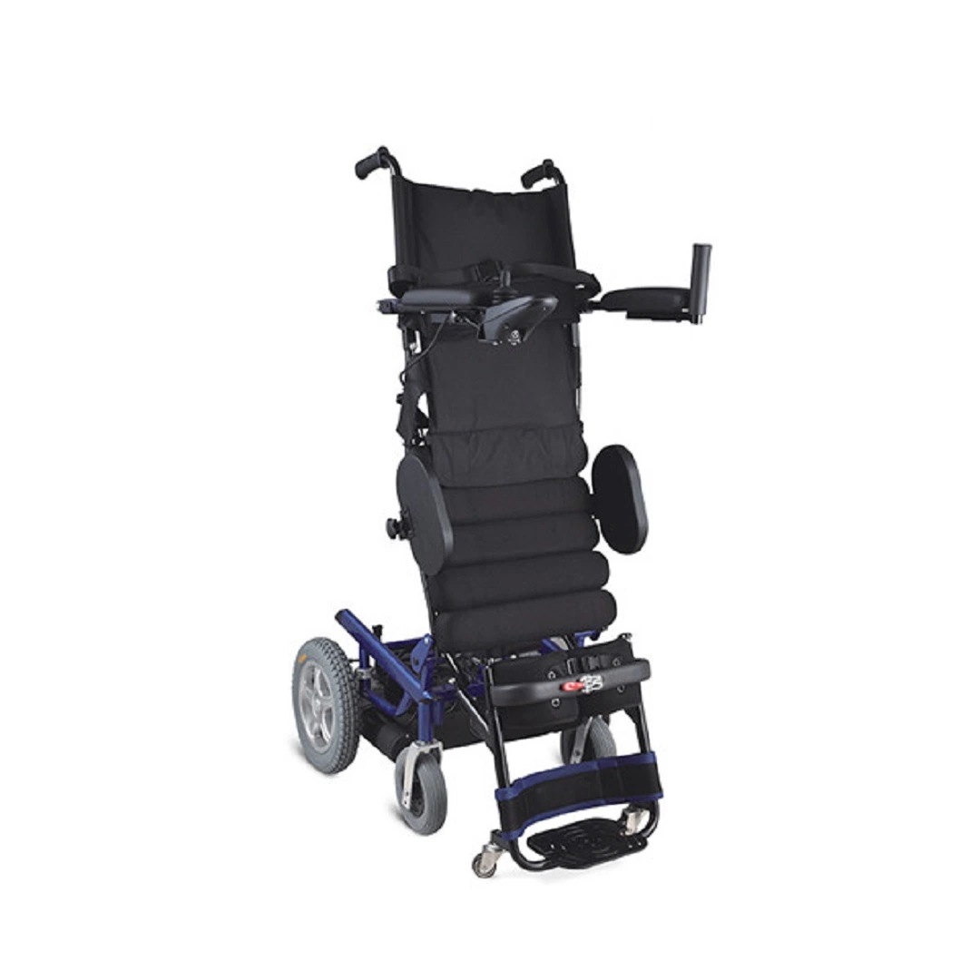 Powder Coating Chair Frame Standing up Wheelchair with Electromagnetic Brake Using Outside