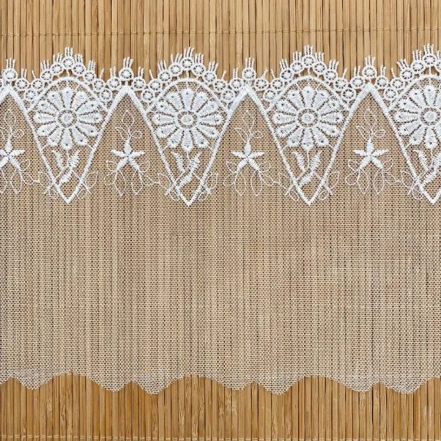 New Hollow Lace High-Grade Embroidered Fabric Home Soft Decoration Women's Accessories