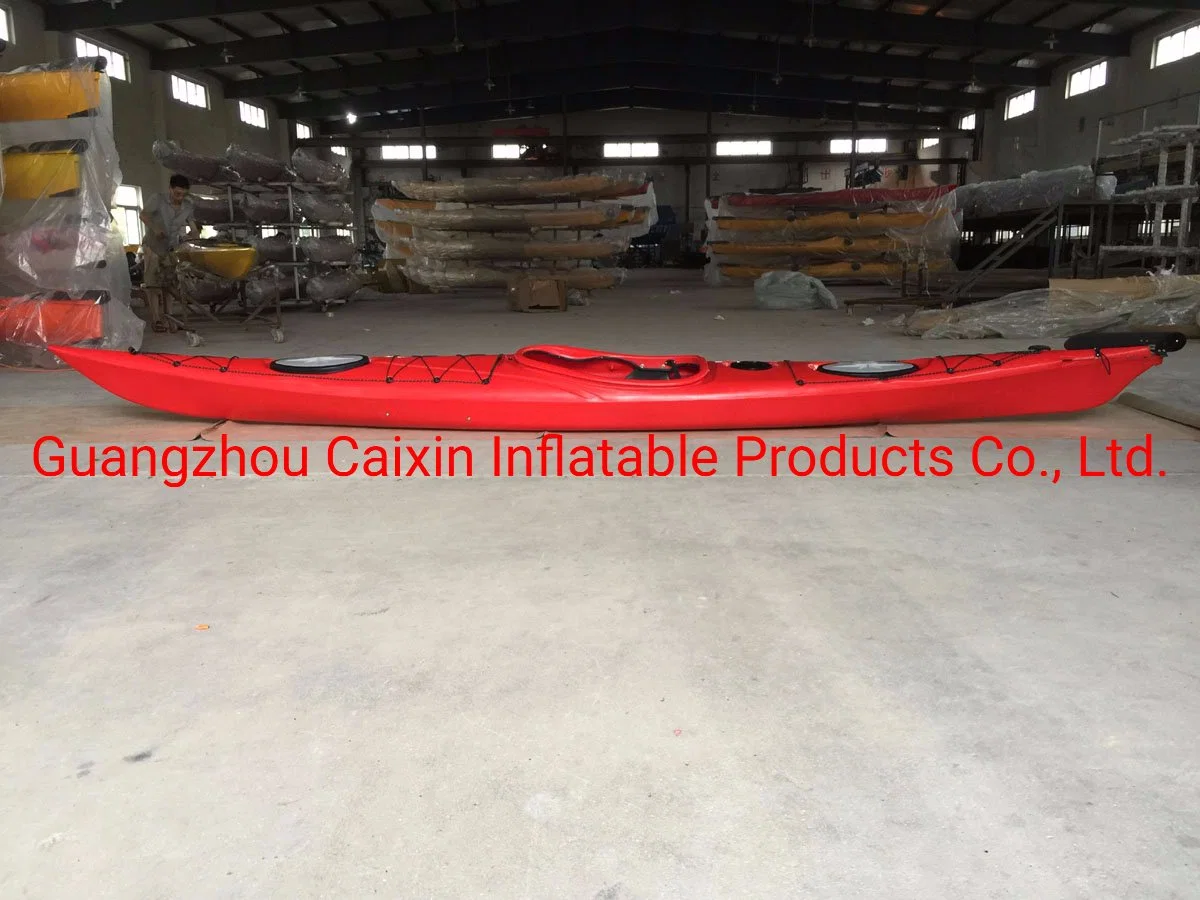 High quality/High cost performance  Polyethylene Single Sea Kayak Canoe