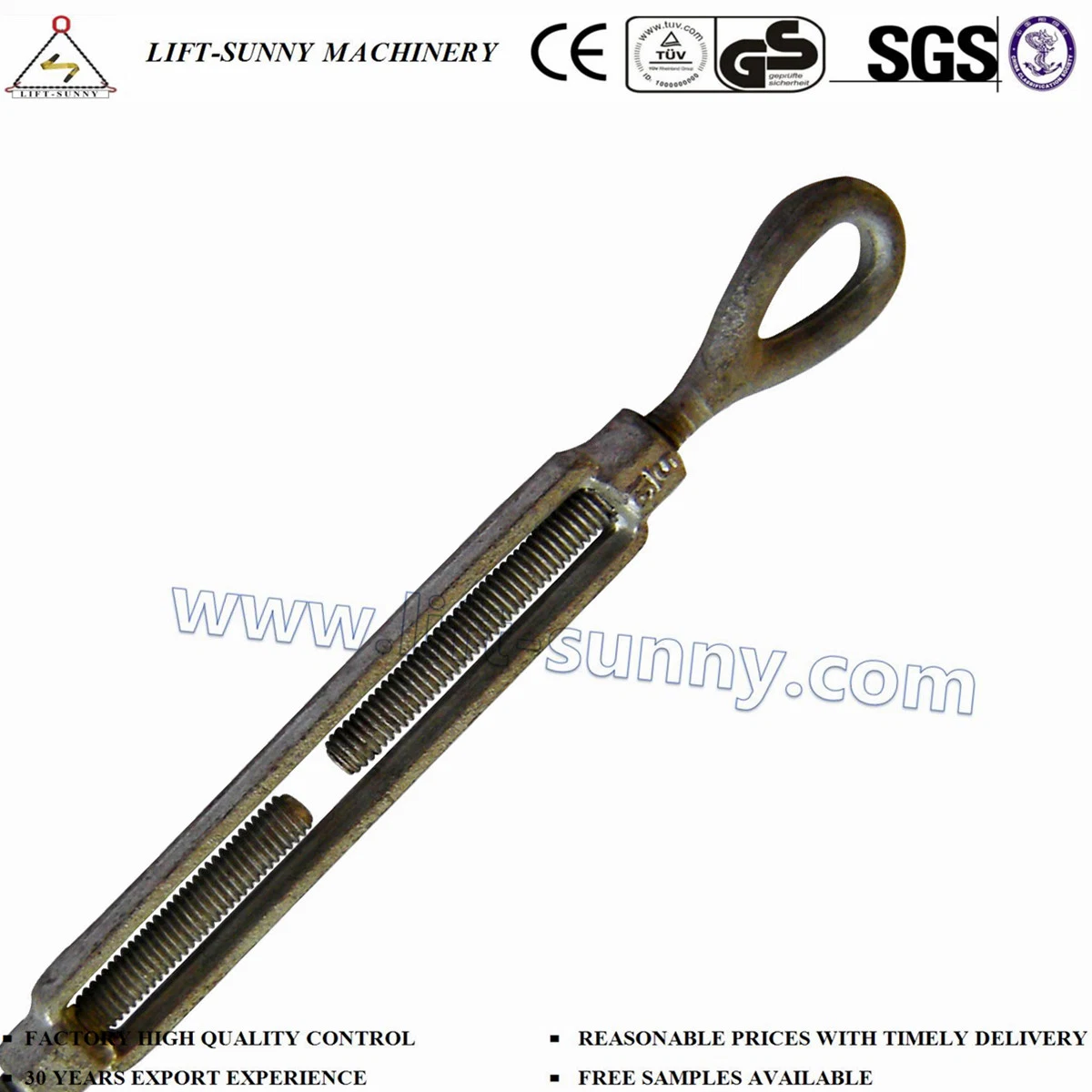 HDG 227 Jaw Eye U. S. Type Drop Forged Turnbuckles