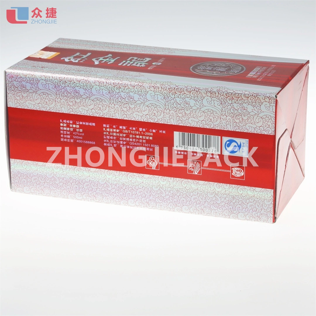 High End Laser Wine Package Printable Holographic Metallized Paper & Paperboard