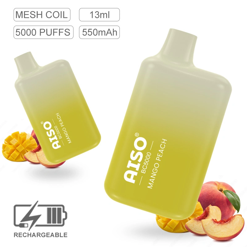 Neuester Mesh Coil 5000 Puffs Wiederaufladbare Elf-Bars Einweg-Box Mod Vape Großhandel 2022