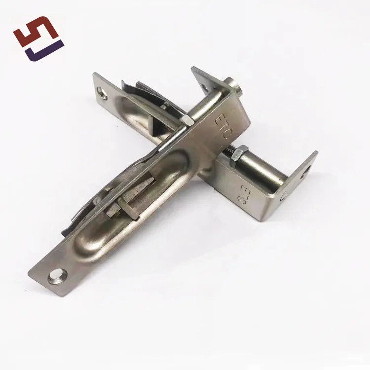 L Type Stainless Steel Safety Latch Lever Flush Sliding Door Lock Bolt Spare Parts