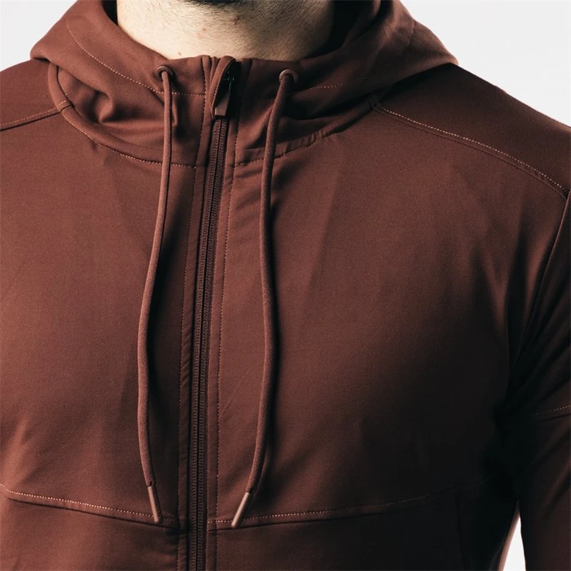 High Quality Custom Jacket Slim Fit Cotton Plain Gym Sport Sweatsuit Tracksuit