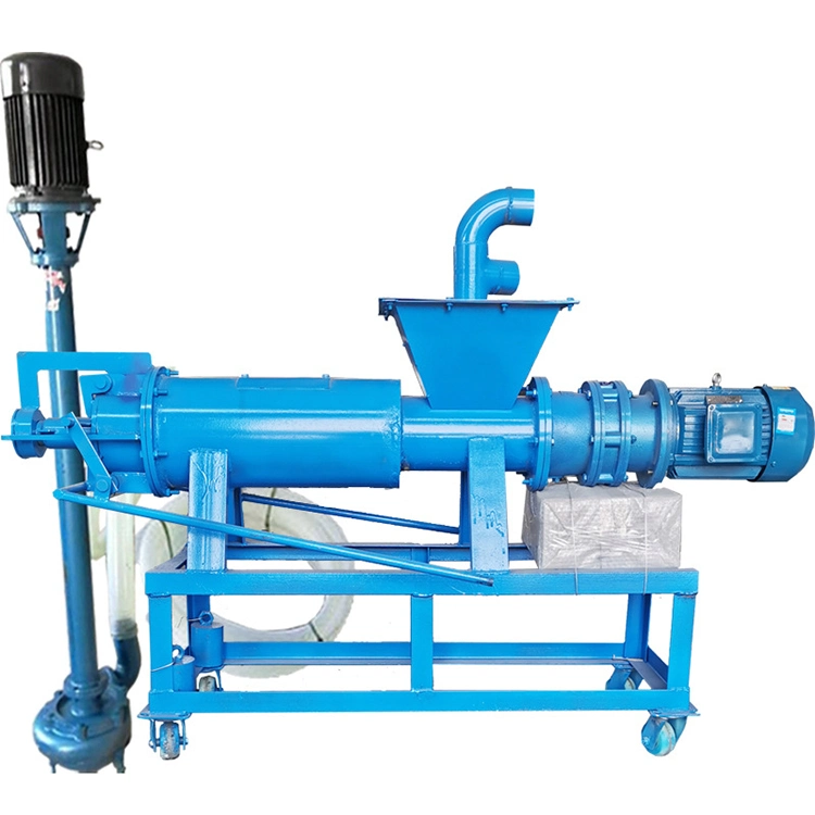 Manure Dewatering Equipment Slanting Sieve Type Solid Liquid Dry and Wet Separator