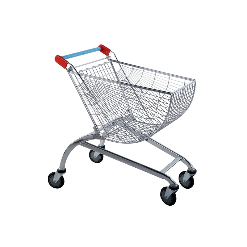 New-Design Supermarket Shopping Trolley 80L Capacity 4wheeled