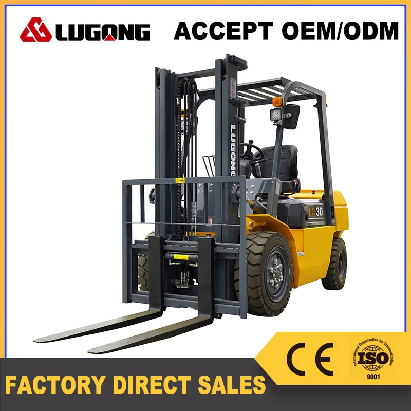 Shandong Lugong LC30 Diesel Forklift Hand Hydraulic Forklift