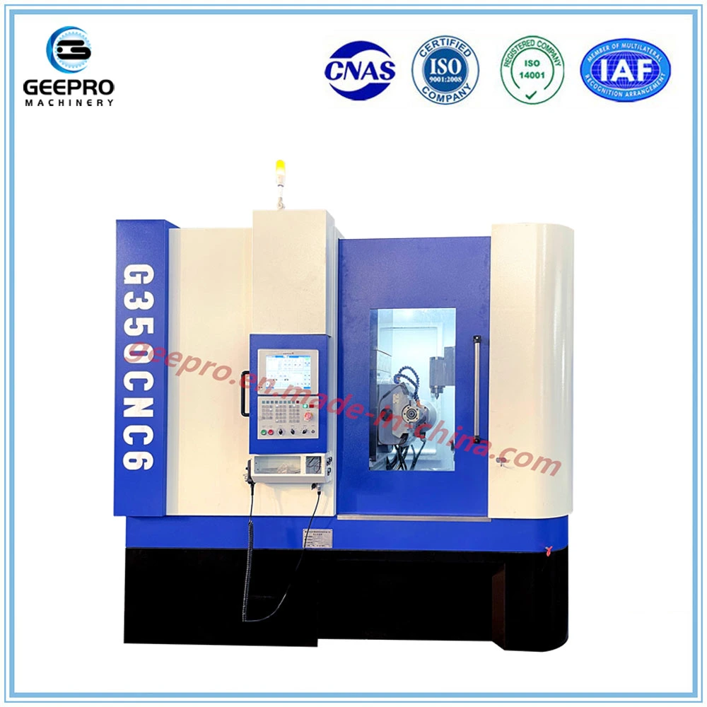 G350 8 Modules CNC Gear Hobbing Machine for Helical Cutting Dia 350mm