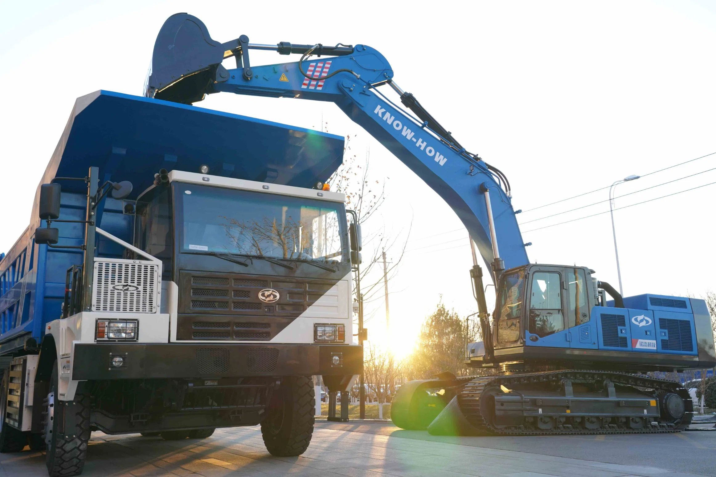 Know-How 90 toneladas 10 ruedas 6X4 camión volquete Construcción eléctrica Camión de la máquina Dumper para equipos de la minería