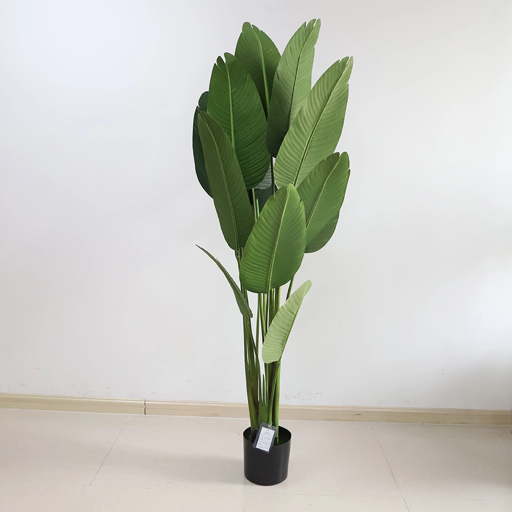 Garden Decor Ultraviolet-Proof Banana Plant Artificial Banana Tree Artificial Bird of Paradise Plant Ornamental Banana Plants