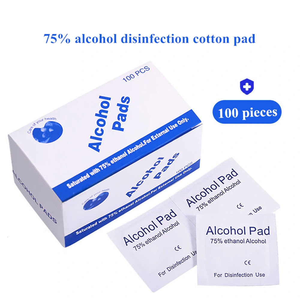 Disposable Alcohol Pads Disinfection Non-Woven Pads Make up Nail Polish Remover Pads