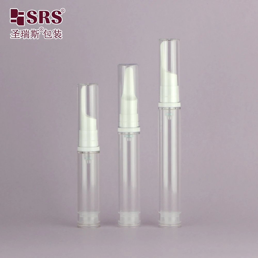 SRS Custom decoration Eye Cream 5ml 10ml 12ml 15ml White Eco Friendly Airless Bottle