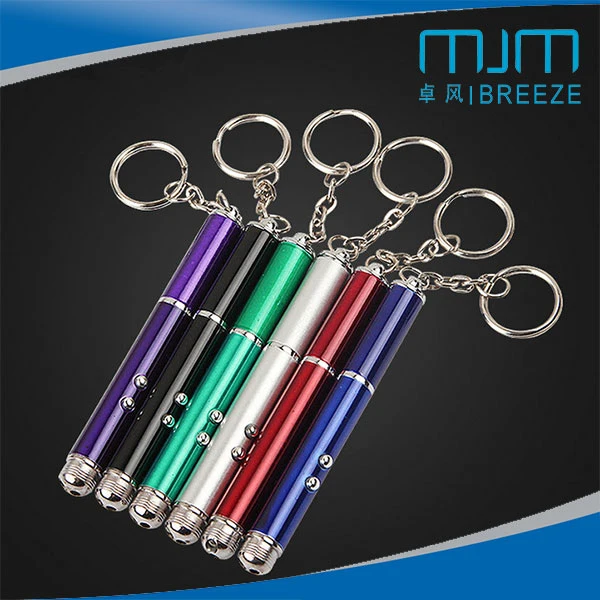 Promotion Gift Laser Pointer& Mini LED with Write Pen and Key Chain