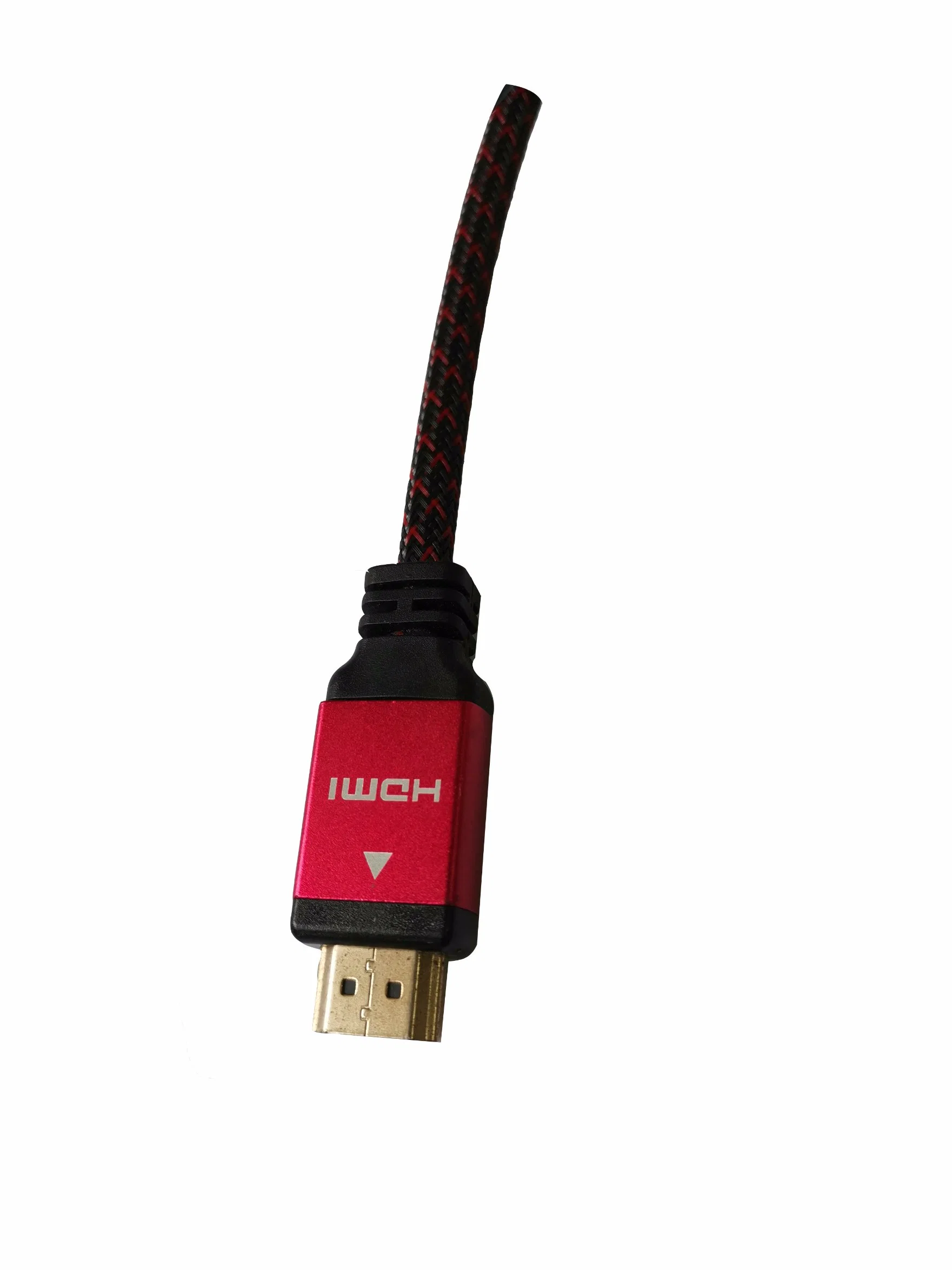 4K*2K Gold Metal HDMI Plug Cable 2.0 Version