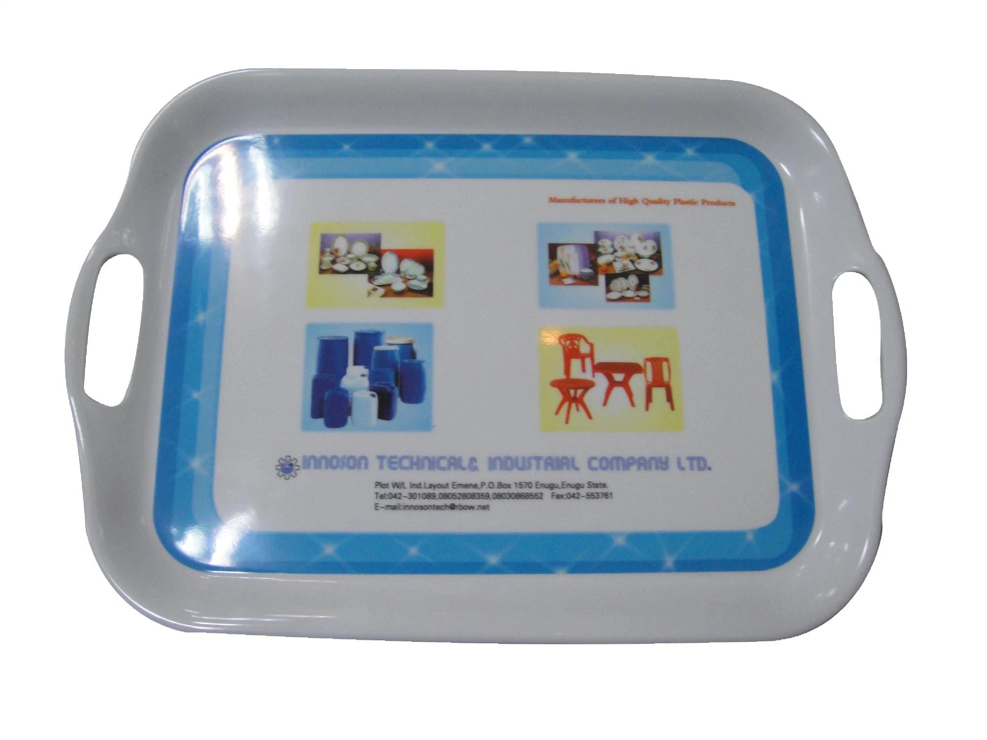 Promotional High quality/High cost performance Cheap Melamine Breakfast Tray