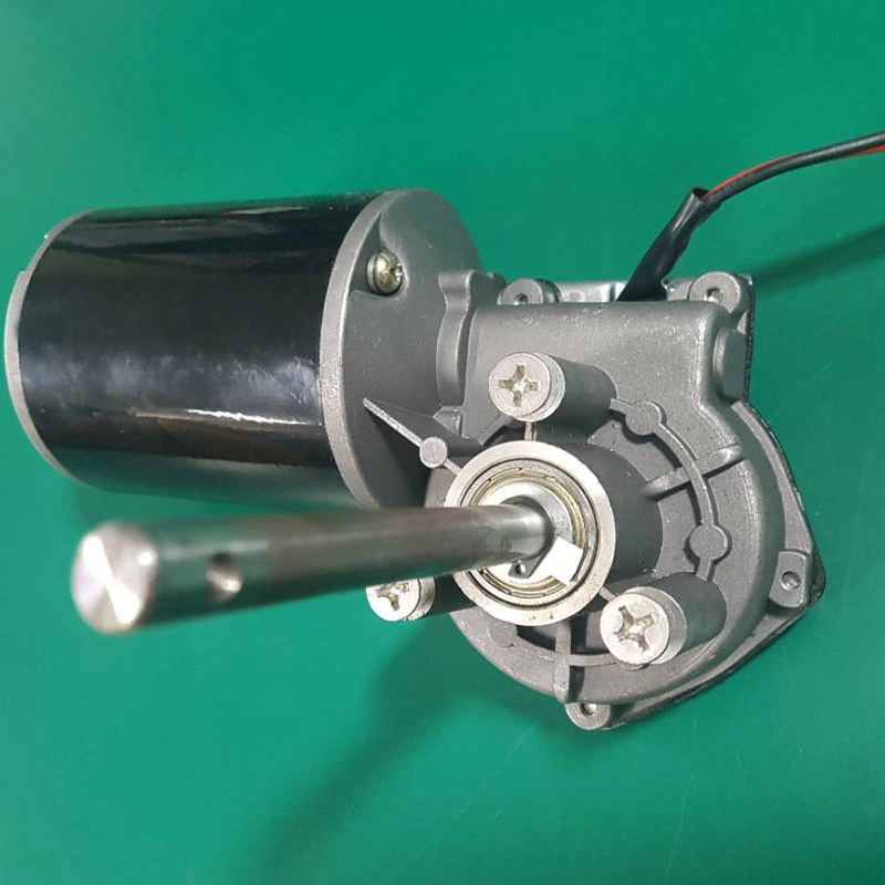 Custom 24 V Worm Geared Reducer 180 Rpm Poultry Farm Gear Motor for Automatic Pig Feeding System