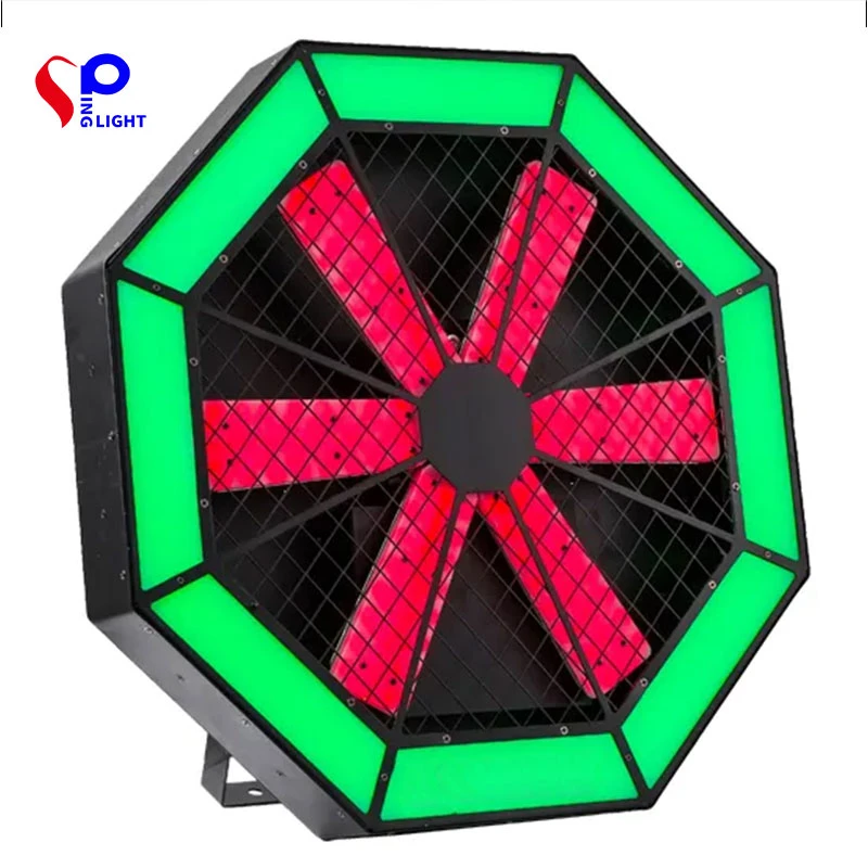 New Arrival Stage Background Rotating Fan Backdrop LED Stage Light