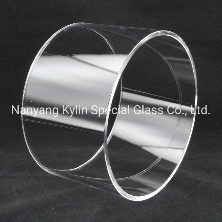 Clear High Pressure Resistance Large Diameter Quartz Glass Tubes