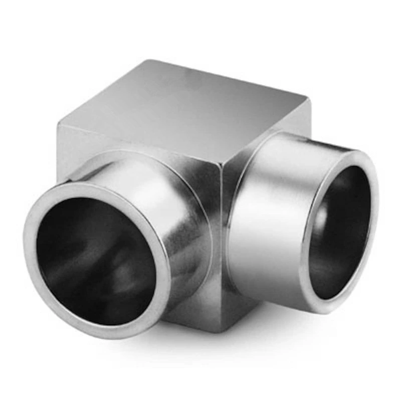 Custom Suppliers Stainless Steel Tube Fittings Forged High Pressure Pipe Fittings 1/4" Female NPT Threaded Female Tee Fitting