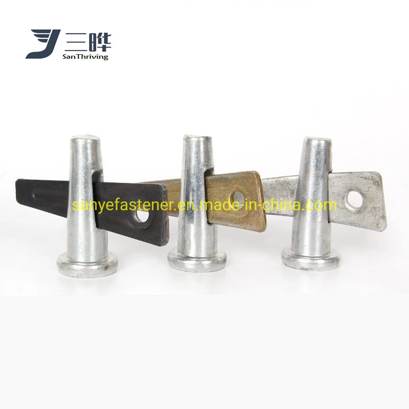 Zinc Plated Wedge and Pin with Cheap Price Aluminum Formwork Accessory Stud Pin Hot Sell Round Hollow Pin