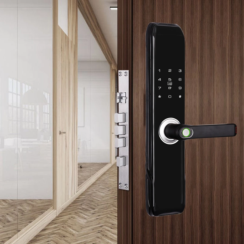 Impressão digital / Palavra-passe / chave / cartão para casa / Hotel / Apartamento bloqueio Inteligente porta fechadura