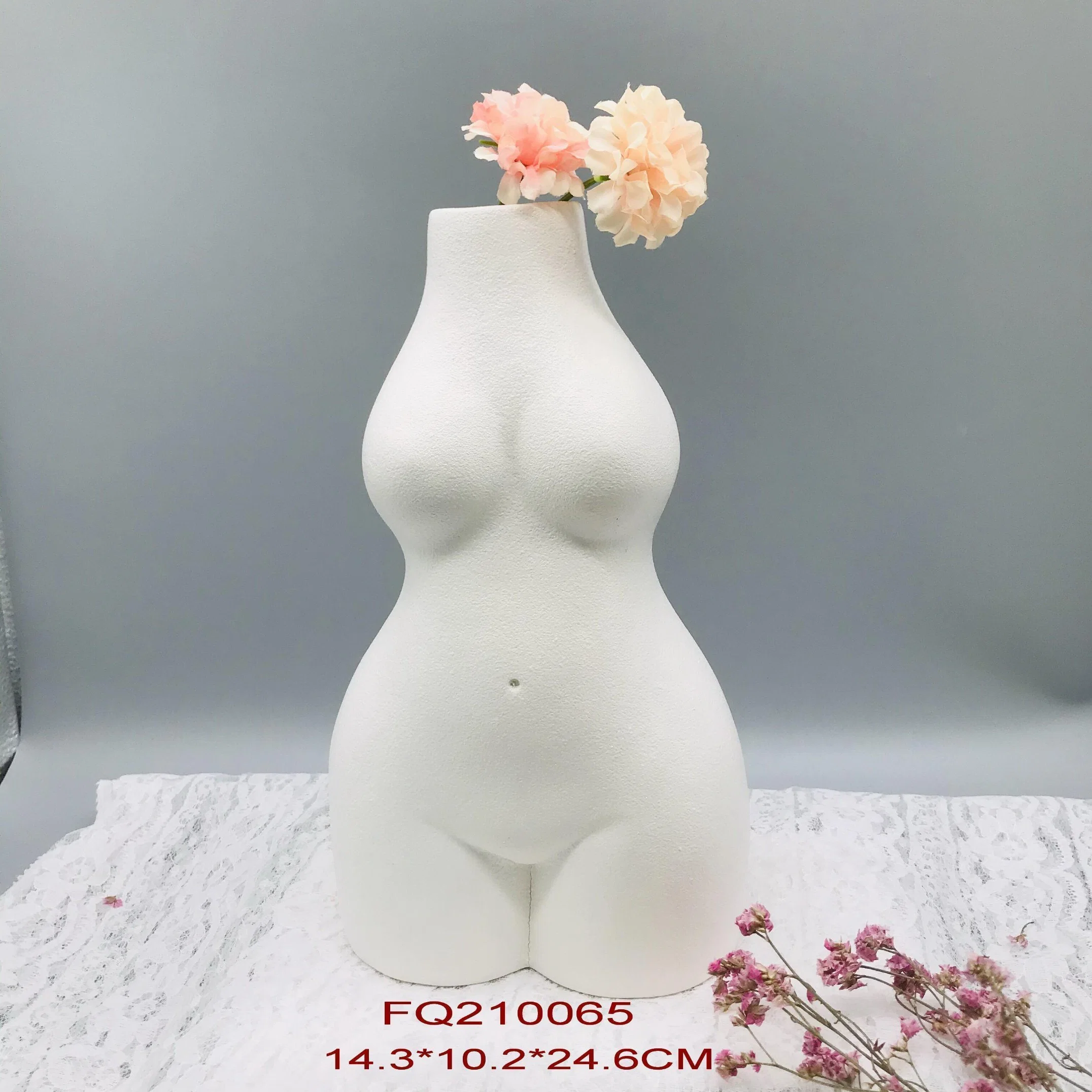 Flower Vase Ceramics Sexy Lady Body Vase Flower Pots Desktop Decorations for Wedding Party Home Office