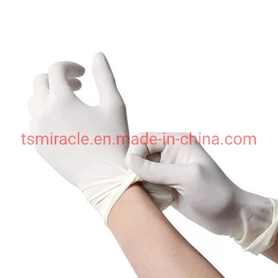 Manufacturer of Biue/White Disposable Powder Free Safety Gloves Laboratory High quality/High cost performance  Nitrile Gloves