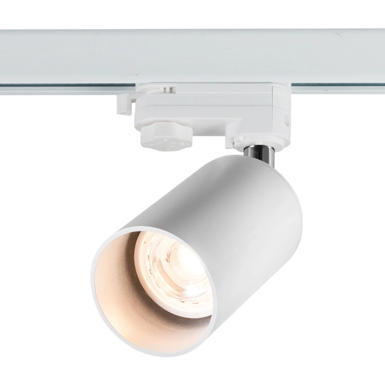 Qué tan brillante Iindoor GU10 de aluminio blanco ajustable vía Spotlight el aparejo de la luz de la caja de luz